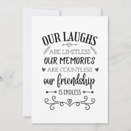 Cartão De Festividades Citação de amizade, citação especial e significati