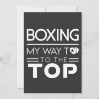 Citação de Motivação de Boxe Tipografia Minimalist