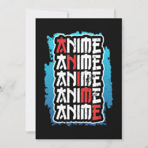 Cartão De Festividades citação do amante de animação engraçada cospl