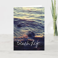 Citações da Vida na Praia Ondas Oceano Pôr do Sol