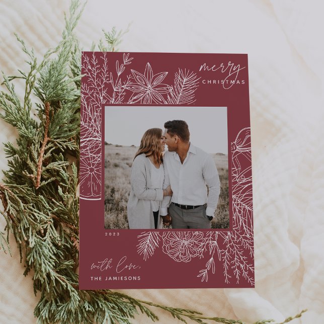 Cartão De Festividades Citros e especiarias | Foto de Natal (Criador carregado)