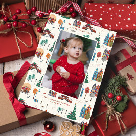 Cartão De Festividades City Amsterdam Casas Moderna de Natal