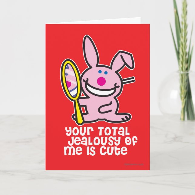 Cartão De Festividades Ciúme (Frente)