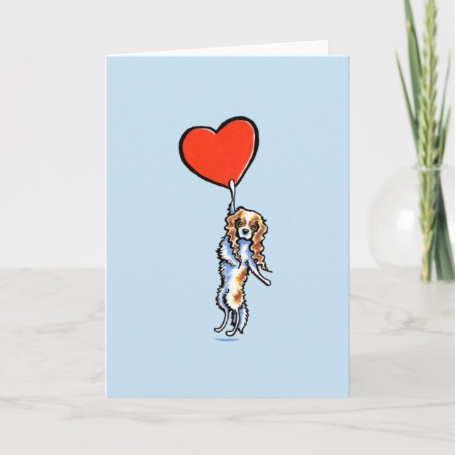 Cartão De Festividades CKCS Blenheim Has my Heart Valentine (Frente)