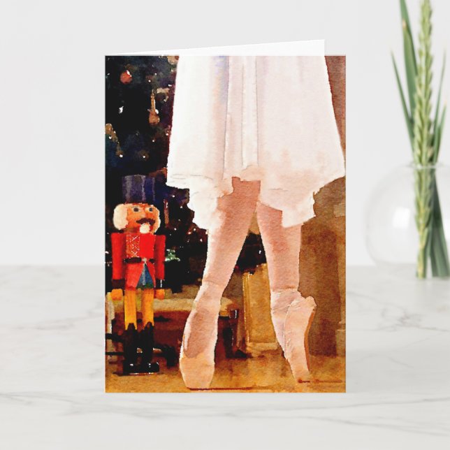 Cartão De Festividades Clara and the Nutcracker (Frente)