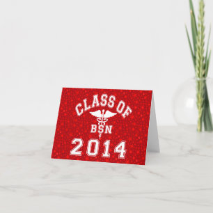 Cartão De Festividades Class Of 2014 BSN