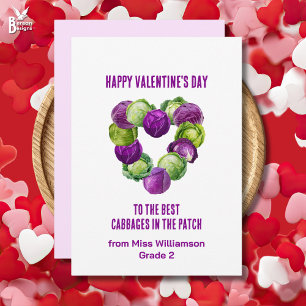 Cartão De Festividades Class Valentines MELHORES REPOLHOS NO CANTEIRO Pro