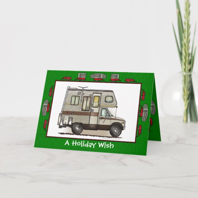Cartão De Festividades ClassC Camper RV Magnets (Frente)