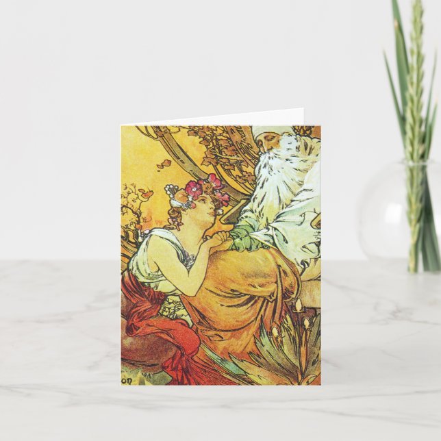 Cartão De Festividades Classic Painting (Frente)