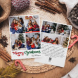 Cartão De Festividades Clássico Simples Feliz Natal Vertical 7 Foto<br><div class="desc">Celebre a temporada com este simples e único e clássico cartão de férias Merry Christmas vertical 7 com um toque de charme vintage. A design minimalista apresenta uma elegante paleta de cores vermelha e verde, evocando o espírito aconchegante do inverno. O seu apelo moderno e divertido, aliado à formulação tradicional,...</div>