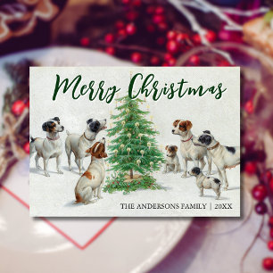 Cartão De Festividades Clássico Vintage Feliz Natal Carl Reichert