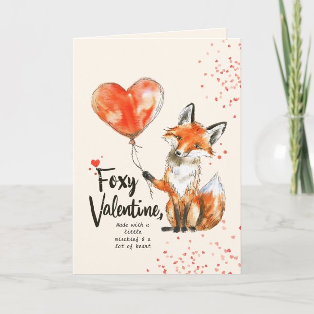 Cartão De Festividades Classroom Valentine Card | Cute School Exchange (Frente)