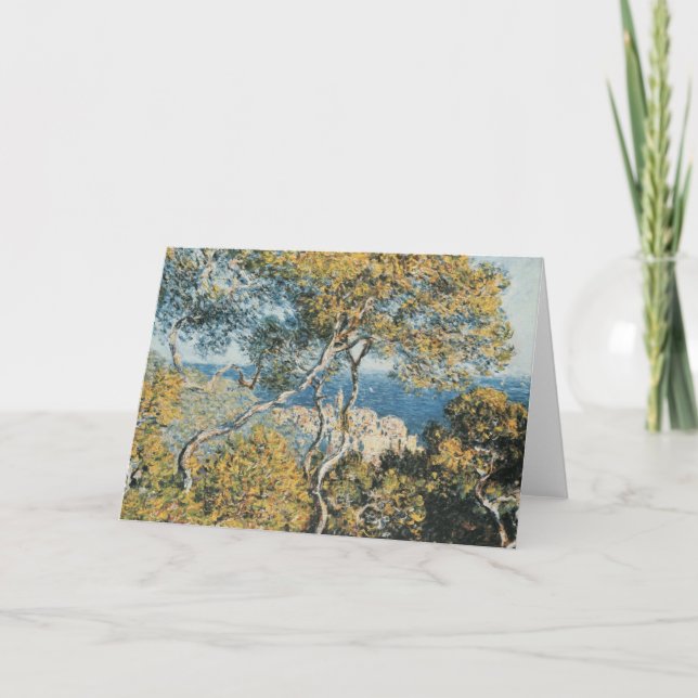 Cartão De Festividades Claude Monet - Bordighera (Frente)