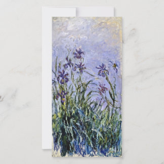 Cartão De Festividades Claude Monet - Iris Mauves