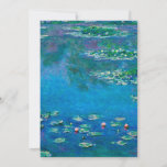 Cartão De Festividades Claude Monet - Lírios Hídricos 1906<br><div class="desc">Claude Monet - Lírios Hídricos 1906. Uma pintura de arte famosa.</div>