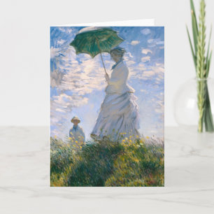 Cartão De Festividades Claude Monet - o passeio