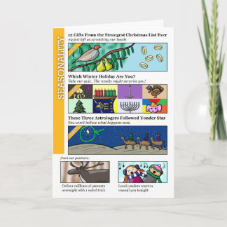 Cartão De Festividades Clickbait Natal