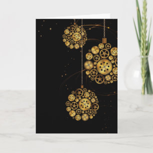 Cartão De Festividades Clockwork