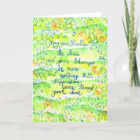 Clover Irish Blessing