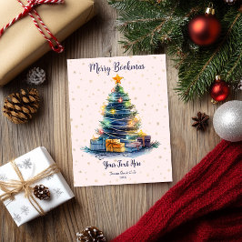 Cartão De Festividades Clube de Leitura Feliz Natal
