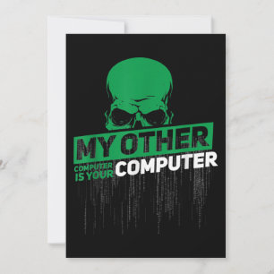 Cartão De Festividades Código Admin do Nerd Hacker do Engenheiro Sysadmi