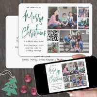 Código QR Desejamos que você Feliz Natal 5 Foto Ve