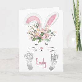 Cartão De Festividades Coelhinho da Páscoa da neta