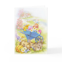 Coelhinhos de páscoa nostálgicos e bonitos