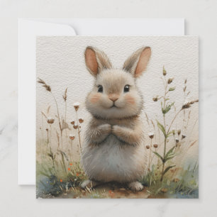 Cartão De Festividades Coelhinhos Encantadores: Momentos Mágicos 🐰 Digit