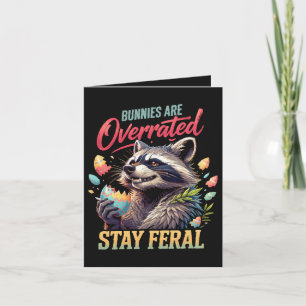 Cartão De Festividades Coelhinhos São Superestimados Fique Feral