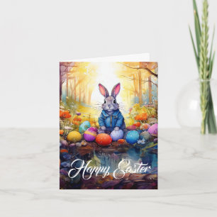 Cartão De Festividades Coelho da Páscoa