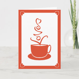 Cartão De Festividades CoffeeLove