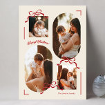 Cartão De Festividades colagem 4 fotos múltiplas arcos vermelhos Foto Ova<br><div class="desc">***este design faz parte de uma coleção correspondente*** ______________________ este modelo de design é totalmente editável / personalizável por você o cliente - clique em personalizar outro botão se quiser mover, adicionar, eliminar ou fazer alterações significativas ao design ________________________ ___ *se tiver perguntas sobre DESIGN ou precisar de mais designs...</div>