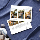 Cartão De Festividades Colagem de Cinco Fotografias Simples Branca<br><div class="desc">Apresentando nosso Simples design de Cartão de Feriado de Cinco Fotos de Natal Simples, em Branco, onde a simplicidade encontra elegância com um toque de charme de Natal. Oferecendo uma estética branca e negra brilhante que traz um senso de sofisticação limpa para suas férias, fazer que seja uma escolha contemporânea...</div>
