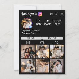 Cartão De Festividades Colagem de Fotografias do Design 7