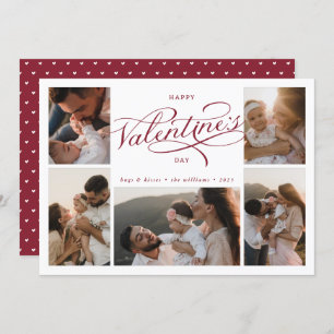 Cartão De Festividades Colagem de Fotografias do feliz dia de os namorado