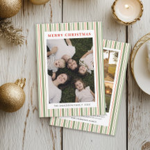 Colagem de Fotos de Família de Listras Modernas Na