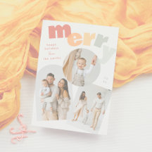 Colagem de Fotos de Feriado de Natal em Arch Moder