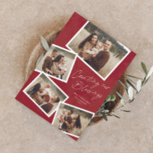 Colagem de Fotos de Natal Religioso com Letra Mode