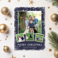 Colagem de Fotos de Natal Vintage Winter Wonderlan