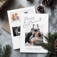 Colagem de Fotos Elegante e Alegre de Casados