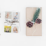 Cartão De Festividades Colagem de Fotos Feliz de Natal<br><div class="desc">Feliz Cartão com fotos da Família de Natal. Fotos de modelo via Pixabay licenciadas sob CCO e devem ser substituídas por suas próprias imagens.</div>