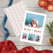 Colagem de Fotos Merry e Bright Moderna