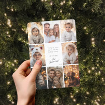 Colagem de Fotos Personalizadas de Natal Moderno