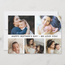 Colagem de Fotos Personalizadas Digital para o Dia