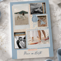 Colagem de Viagem Costeira Foto de Família Natal