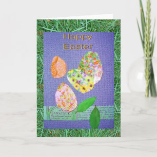 Cartão De Festividades Colagem do felz pascoa