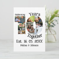 Colagem personalizada de 10 anos de casamento 11