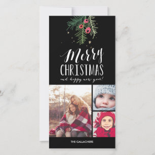 Cartão De Festividades Coleção de Berry feliz