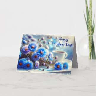 Cartão De Festividades Coleção Flores Azure Aster - Dia dos Pais (2)